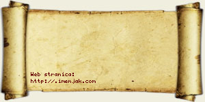 Jana Rasjanin vizit kartica